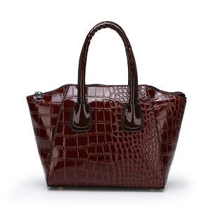 Commercio all'ingrosso Multi-purpose di modo Del modello Del Coccodrillo dell'unità di elaborazione borsa di cuoio set di 6 pezzi di borse da donna - Product Image 5