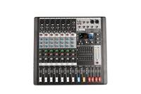 Hochwertige Audio-Mischkonsole 8-Kanal-Soundinterface 99 DSP Band-EQ-Funktionen Aufnahme BT MP3 und USB-Funktionen