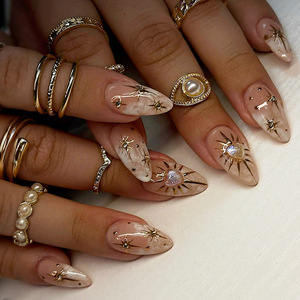 <span class=keywords><strong>Uñas</strong></span> Postizas Acrílicas de Larga Duración con Brillo Francés Sun Star, 24 Piezas - Product Image 6