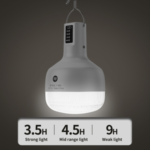 Caricatore USB Tipo C Portatile con <span class=keywords><strong>Luce</strong></span> LED di <span class=keywords><strong>Emergenza</strong></span> a Risparmio Energetico e Gancio per Campeggio, Batteria al Litio per Emergenze - Product Image 2