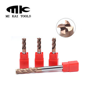 <span class=keywords><strong>Fresa</strong></span> MK Fresas de extremo de 4 flautas de alta precisión de carburo sólido de tungsteno HRC55 OEM/ODM en stock - Product Image 4