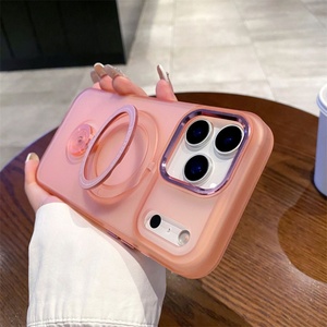 เคสโทรศัพท์แบบกันกระแทกพร้อมวงแหวนหมุนได้ 360 องศา สำหรับ iPhone 15 14 16 Pro Max, เคสสำหรับ iPhone 17 จัดส่งฟรี - Product Image 3
