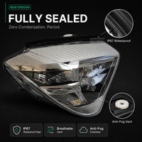 Faro LED para BMW X1 E84, Años 2013-2015, Modelo Facelift, Lámpara Delantera con Fuente de Luz LED Completa, Sin Modificación de Cableado