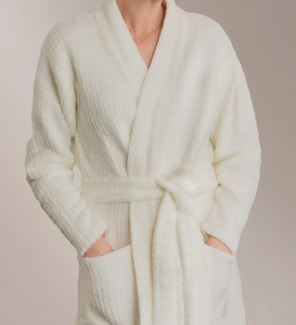 Robes de chambre pour femmes, chemises de nuit thermiques, printemps, chaudes, épaisses, vêtements de nuit, robe respirante, tissu polaire uni, élégant, peignoirs - Product Image 3