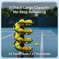 Lanceur de balles automatique professionnel pour le tennis et le pickleball aux États-Unis – Équipement d'entraînement intelligent et portable pour l'entraînement du swing