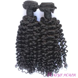 High quality 12A kinky curl hair bundle super double drawn weft hair for wholesale price 100% Brazilian human hair