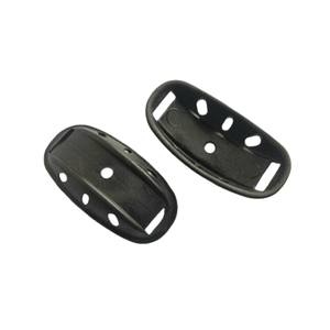 Boucle de sécurité latérale incurvée en plastique réglable de 25 mm pour collier de chien, sangle de poitrine, casque, sangle de fixation rouge - Product Image 5