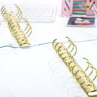 Couverture de classeur A5 en PVC transparent, rechargeable, pour carnet, diamètre 25 mm ou 30 mm, couverture de planificateur à 6 anneaux
