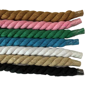 <span class=keywords><strong>Cordones</strong></span> Personalizados Yrunfeety de 12MM, Cuerda Gruesa de Algodón Trenzado, Agujetas de Cáñamo y Algodón para Calzado <span class=keywords><strong>AF1</strong></span> - Product Image 2