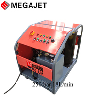 Machine à jet d'eau de qualité commerciale 250bar Hydro Blasting Equipment 250bar 18L/min Nettoyeur haute pression