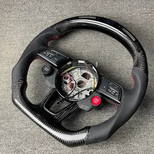 <span class=keywords><strong>Volant</strong></span> en fibre de carbone personnalisé en gros pour Audi A7 S7 RS7 A6 S6 <span class=keywords><strong>RS6</strong></span> C8 A8 A6L S8 Q6 <span class=keywords><strong>volant</strong></span> LED - Product Image 1