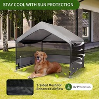 Nichoir moderne pour chien d'extérieur, imperméable, coupe-vent, protection solaire, abri pour animaux de compagnie, grande tente de haute qualité en forme de trous d'arbre en acier allié