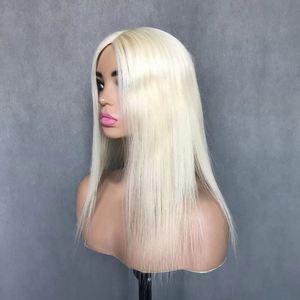 Extensiones de Cabello Natural Remy Brasileño de 14 Pulgadas, Trama Recta, Base Mono, Nudos Invisibles, 130% de Densidad, Tamaños 6x8", 7x9", 8x10" para Mujer - Product Image 5