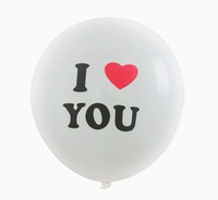 Ballons ronds en latex imprimés en sérigraphie 2 couleurs pour la Journée de la Terre