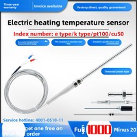 Sonde de température à vis à ressort de compression de haute précision, neuve, avec thermocouple de type K et résistance thermique PT100