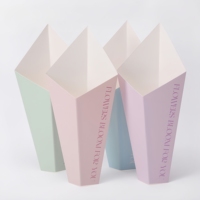 Boîtes d'emballage florales pliables recyclées personnalisées pour fleuristes, emballage multicolore pour événements