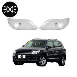 ZWENJIN pour Volkswagen VW <span class=keywords><strong>Tiguan</strong></span> 2009 2010 <span class=keywords><strong>2011</strong></span> 2012 Cache-phare avant Coque de lentille de phare Remplace l'abat-jour d'origine - Product Image 1