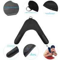 Banda de Resistencia en Forma de V de EVA para Entrenamiento de Hombros y Espalda, Correas para Abdominales, Barra de Dominadas, Equipo de Fitness para Gimnasio en Casa