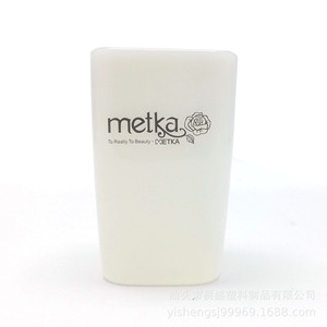 <strong>Metka</strong> Square Plastic Cup With Flower Pattern For Drinking Water And Gifts - Product Image 5