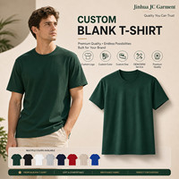 T-shirts décontractés surdimensionnés à manches courtes en polyester vert foncé, personnalisables avec logo, vierges, de qualité supérieure, pour impression et broderie, vente en gros