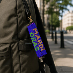Portachiavi Personalizzato HLC per Mardi Gras, Charm con Nome Personalizzato per Eventi e Feste di Carnevale di <span class=keywords><strong>Nola</strong></span> - Product Image 5