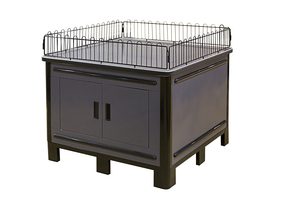 Espositore Bifacciale Resistente in Legno e Metallo per Supermercati, Ipermercati, Negozi di Alimentari, Frutta e Verdura - Product Image 6