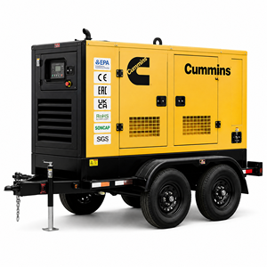 Générateur diesel électrique insonorisé Cummins Weichai Yuchai EAC 40 kW 50 kVA, prix 50 kVA - Product Image 2