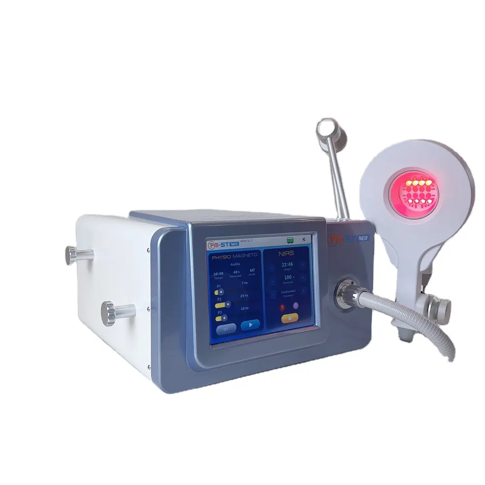 पोर्टेबल मैग्नेटोथेरेपी पीएमएफ चुंबकीय चिकित्सा फियो मैग्नेटो लाल प्रकाश चिकित्सा के पास अवरक्त प्रकाश चिकित्सा