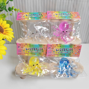 Most Popular TPR Animal Colorful Octopus Squishy Slow Return Hand Exercise <b>Squeeze</b> Stress Relieve Mochi Toys for Kids Adults - Product Image 4