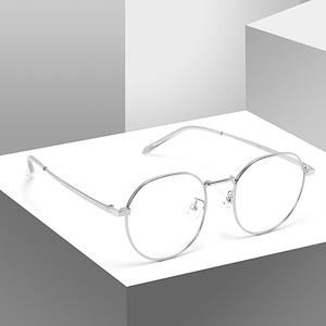 Monturas de Gafas Metálicas Redondas de Marco Completo Conchen Unisex con Lentes Reemplazables con Protección de Luz Azul, Lentes AC 880548 - Product Image 4