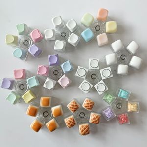 Custom Logo DIY Keyboard Caps Keychain Keycap Keyboard Fidget Clicker Toy Keyboard Keychain Switch Fidget Stress Relief KeyChain - Product Image 1