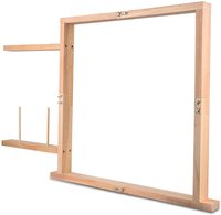 Cadre de tufting en bois avec pince de table pour débutants, pour la confection de tapis, la couture et la broderie, artisanat DIY