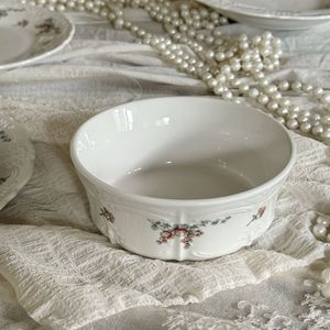 Platos de Cerámica Franceses con Relieve, Tazones de Cerámica, Tazas y Platos para Café, Platos para Postre y Platos para Cena - Product Image 6