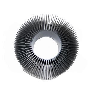 MaTech fábrica por encargo mecanizado estructural redondo anodizado 6063 6061 extrusión de aluminio disipador de calor amplificador - Product Image 5