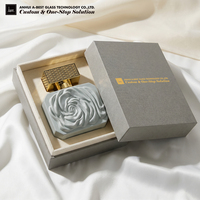 Botol Parfum Kosong Kaca Hijau Oranye ABT 30ml 50ml 100ml dengan Tutup Crimp dan Ball Cap