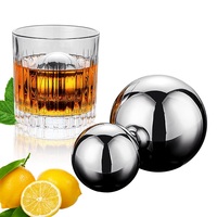 Coffret Cadeau de Pierres à Whisky en Acier Inoxydable Réutilisables avec Pinces