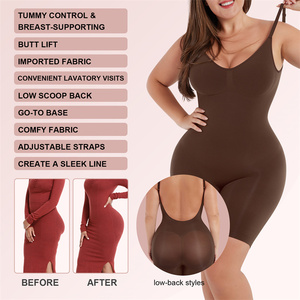 Hexin Wholesale Custom Service <strong>Backless</strong> Bodysuit Full Body Shaper Tummy Control <strong>Shapewear</strong> Seamless Body <strong>Shapewear</strong> for Women - Product Image 6