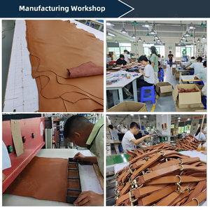 Coleira de couro para cachorro, conjunto de suprimentos para pets, coleira de couro de vaca genuíno de luxo - Product Image 6