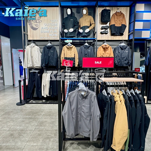 Thời trang kim loại cửa hàng quần áo trang trí, phong cách mới may mặc cửa hàng bán lẻ thiết kế hiển thị tủ cửa hàng thiết kế nội thất - Product Image 3