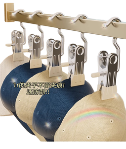 K280, <span class=keywords><strong>cintres</strong></span> portables en acier inoxydable pour vêtements, chaussettes de voyage, organisateur de pantalons avec crochets à linge, épingles suspendues pour placard - Product Image 1