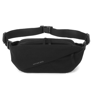 Sac banane de sport pour homme en nylon imperméable avec plusieurs poches, fermeture éclair et sangle réglable, idéal pour les activités de plein air - Product Image 2