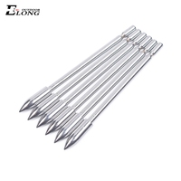 Pointes de flèches pour cible de tir à l'arc, pointes à insérer, pointe de flèche ID 3,2 mm 4,2 mm 6,2 mm, tige de flèche en acier inoxydable, pointes de flèche à coller