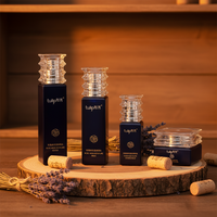 Ensemble de flacons en verre pour toner/huile essentielle/fond de teint/lotion/masque facial, emballage carré pour produits de soin de la peau, pot à crème pour kit de soin de la peau