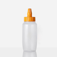 Bouteille de sauce en PP de qualité alimentaire avec bouchon à vis pour mayonnaise, gobelets à sauce douce à presser pour condiments et vinaigrettes