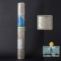 Rouleau de grillage hexagonal galvanisé 6 pi x 100 pi pour poulailler et enclos d'animaux de ferme