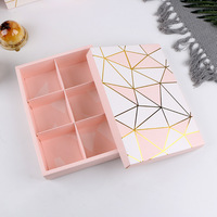 Boîte cadeau carrée élégante en papier, auto-érigée, avec logo personnalisé de votre entreprise, pelliculage mat et fermeture magnétique