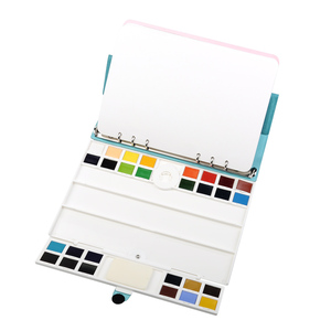 Bloc <span class=keywords><strong>de</strong></span> papier à <span class=keywords><strong>dessin</strong></span> carré personnalisé <span class=keywords><strong>de</strong></span> 22 pages, <span class=keywords><strong>carnet</strong></span> <span class=keywords><strong>de</strong></span> croquis pour <span class=keywords><strong>aquarelle</strong></span>, couverture en cuir, kit <span class=keywords><strong>de</strong></span> bloc pour <span class=keywords><strong>aquarelle</strong></span> pour le <span class=keywords><strong>dessin</strong></span> - Product Image 5