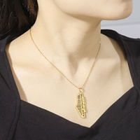 Palestine QR Code Pendentif En Acier Inoxydable Collier pour Femmes Hommes Vintage Creative Chaîne Collier Bijoux Cadeau En Gros