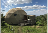 Dôme igloo gonflable transparent pour événements en plein air, glamping et expositions