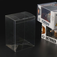 Boîte de présentation pliable transparente personnalisée en matériaux recyclés écologiques, gaufrage 0,4 mm 0,5 mm 0,6 mm pour présentoirs et boîtes de collection de jouets